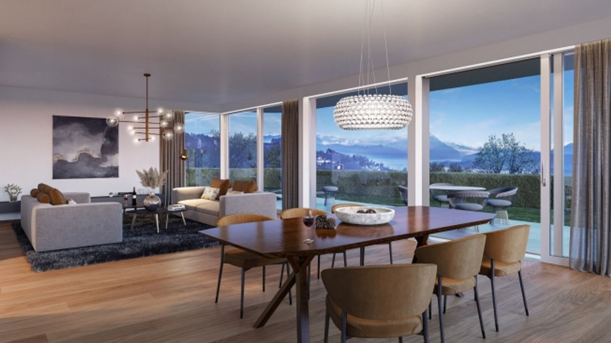 Städtisch, luxuriös Wohnen mit Aussicht und Garten - 0