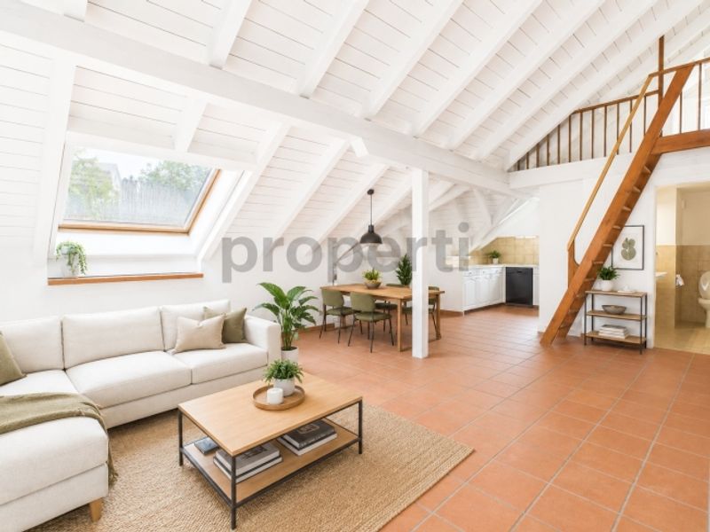 Helle 4.5-Zimmer-Dachwohnung mit Balkon und inklusive Nebenkosten in Beringen - 1