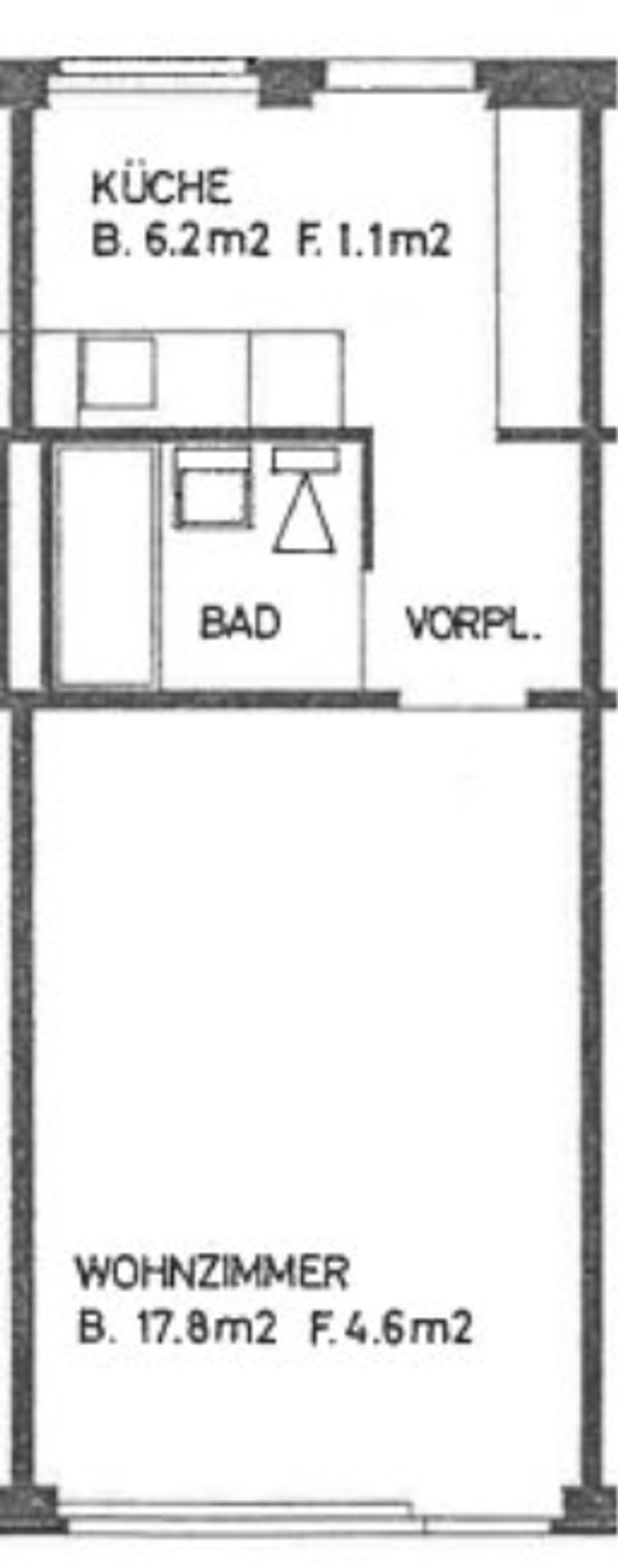 1-ZWG im 1.OG, in 8047 Zürich zu vermieten - 6