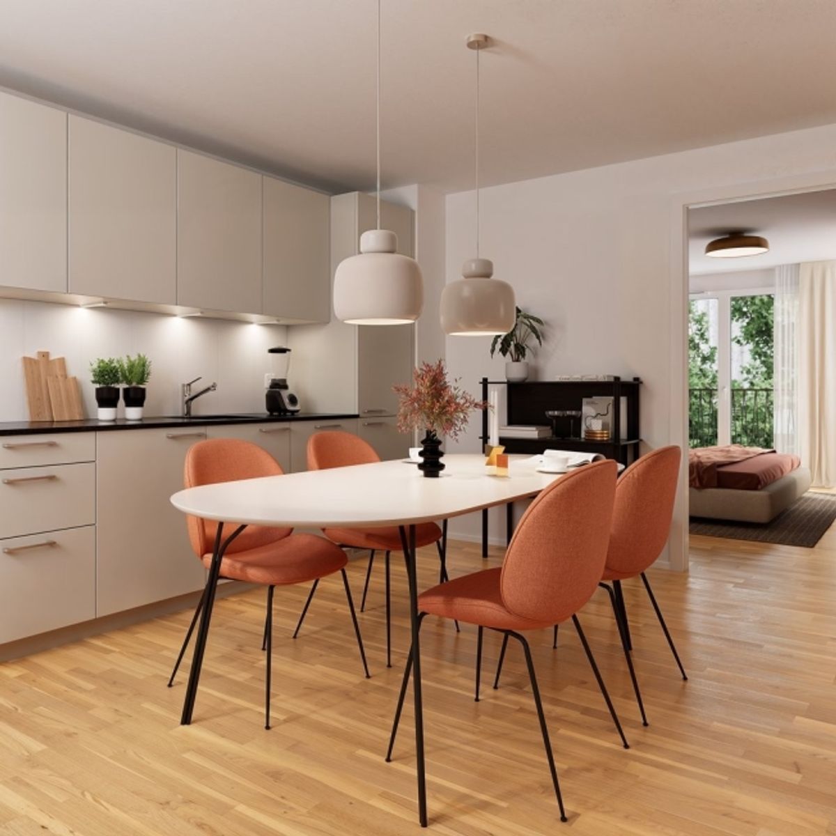 Appartement dans construction récente à louer - 2