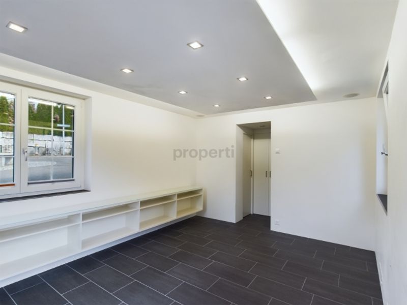Hohe Decken, 28 m² Terrasse mit Blick auf den historischen Dorfkern und separates Büro im EG - 6