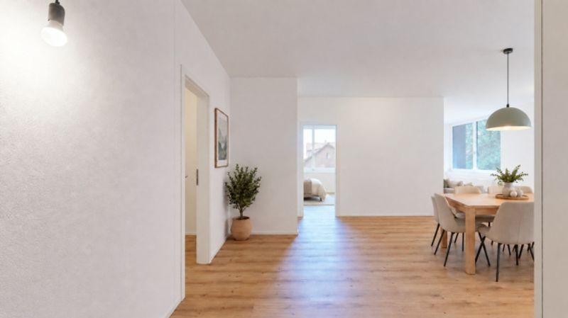 Erstbezug nach Neuausbau - grosszügige 3.5-Zimmerwohnung mit offenem Wohnkonzept - 6