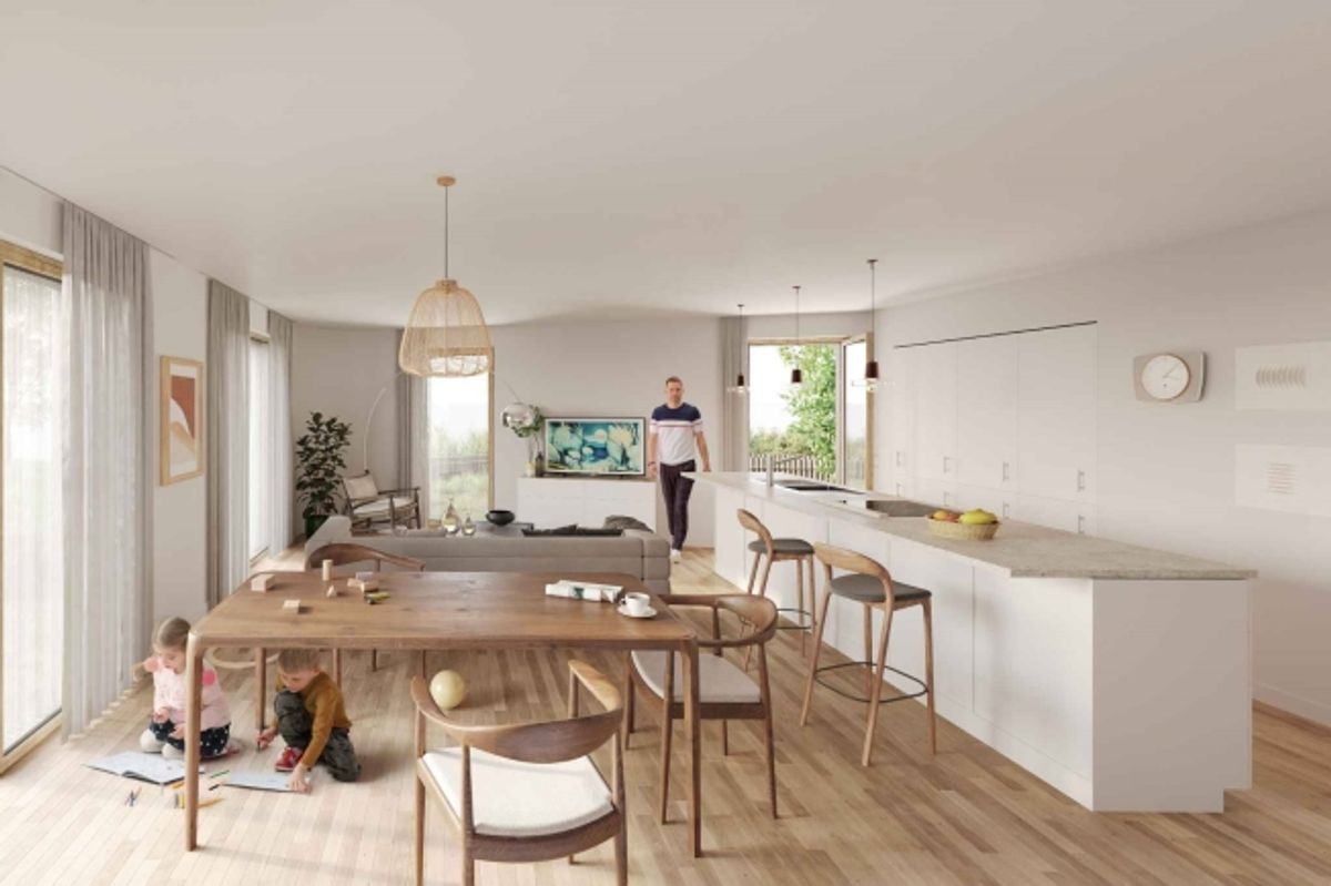 Neuentwicklung Geräumige 4,5-Zimmer-Wohnung im 2. Stock mit privatem Garten im Erdgeschoss. - 2