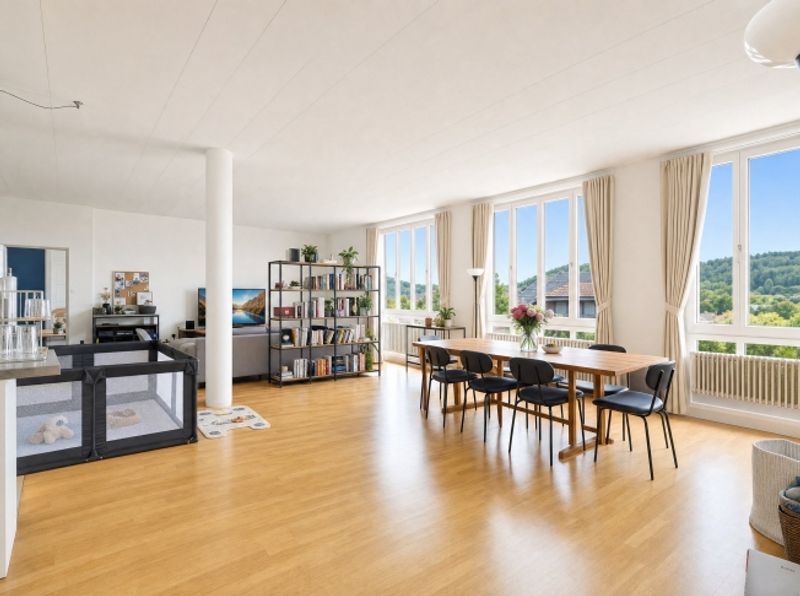 Weitblick, Raumhöhe & Innenhof  Ihr neues Domizil in Othmarsingen - 1