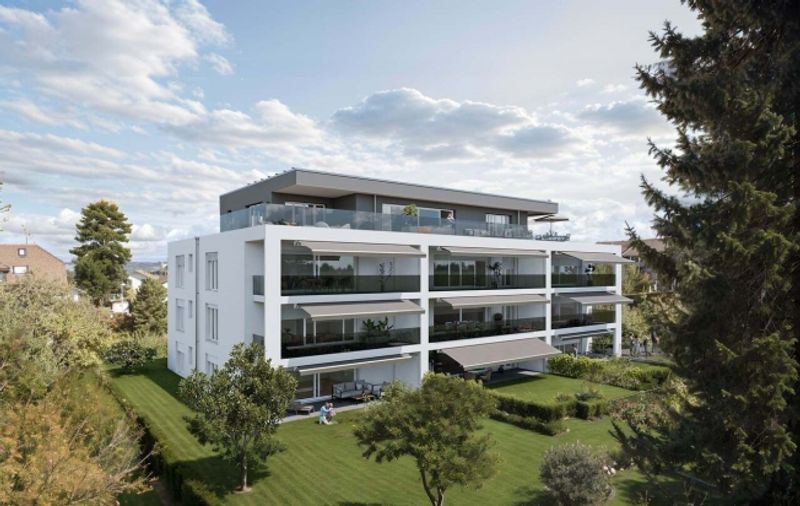 Givisiez – Neue Wohnung mit 4,5 Zimmern und Balkon von 22,4 m² - 1