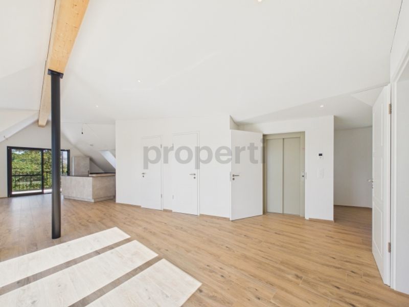 Attikawohnung direkt am Waldrand mit Zürichseeblick, Minergie-Standard und Free-Cooling - 5