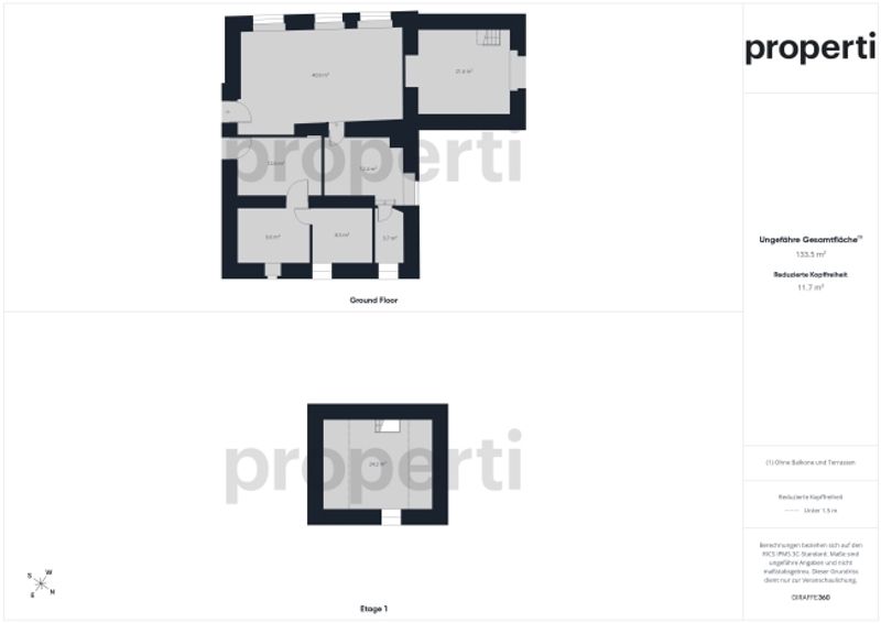 3.5-Zimmer-Eigentumswohnung im EG in historischer Mühle von 1555 mit Gotischer Decke und eigenem Garten - 9