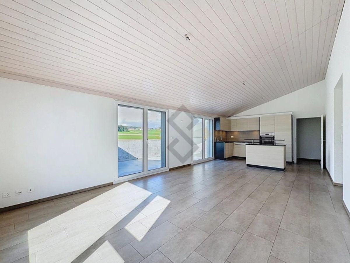 Schöne 4.5-Zimmer-Attikawohnung in Fétigny - 2