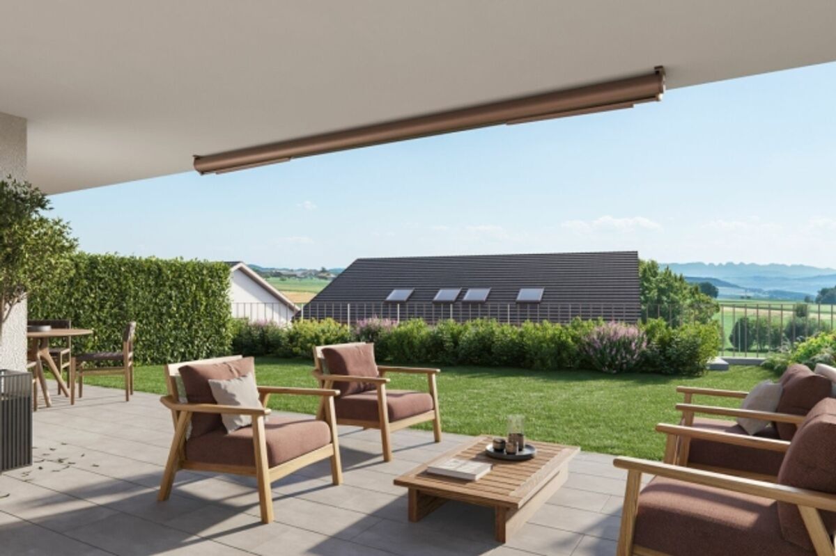 Neubau DORFRESORT - 3.5-Zi. Gartenwohnung mit Poolzugang - 1