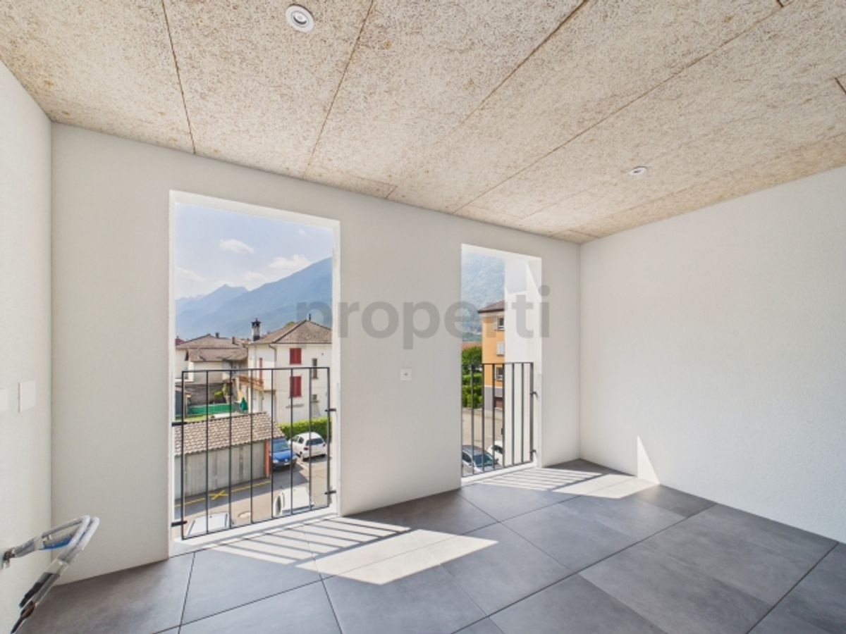 Moderno appartamento 2.5 locali con posto auto e colonnina di ricarica, Biasca - 5