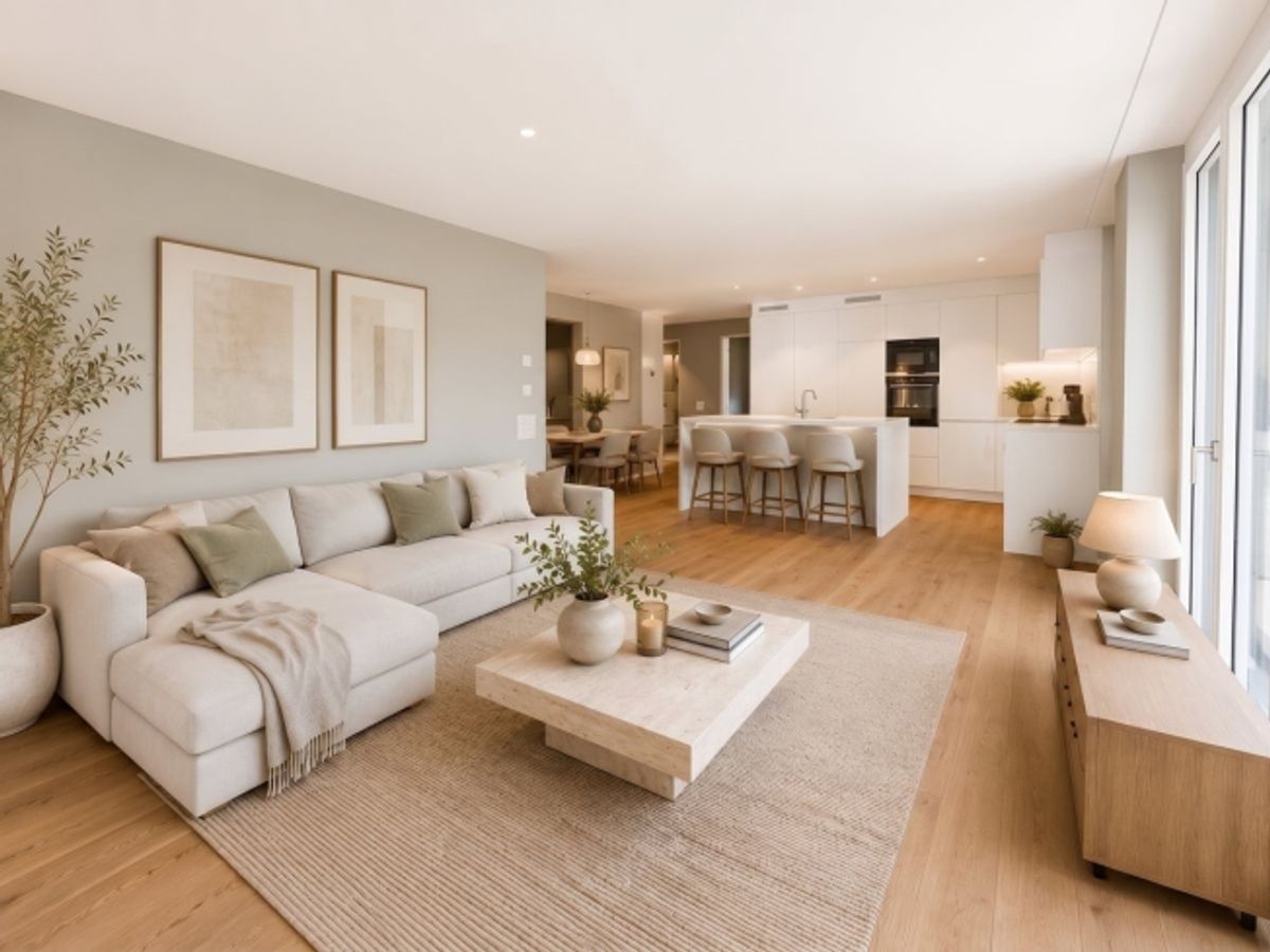 Traumhafte 3.5 Zimmer-Wohnung im ersten Stock mit Aussicht - 1