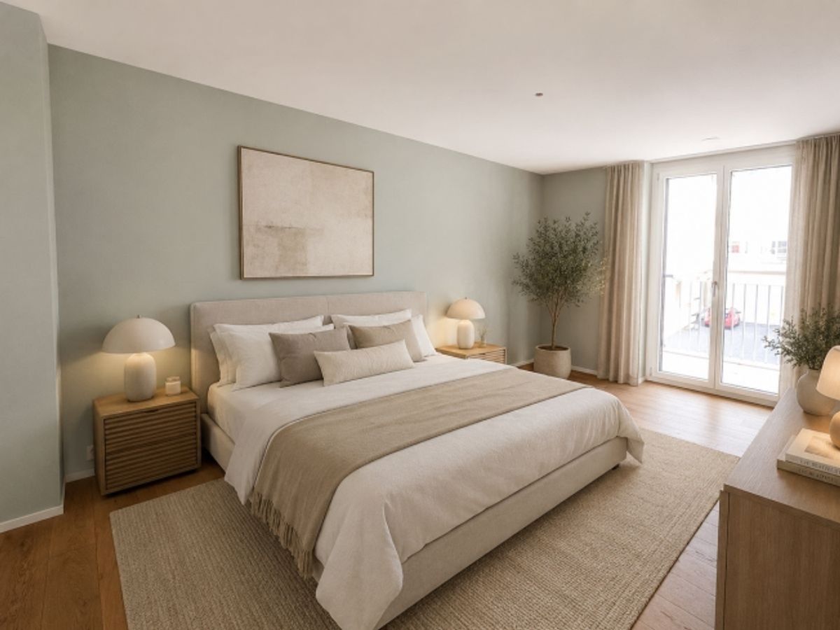 Traumhafte 3.5 Zimmer-Wohnung im ersten Stock mit Aussicht - 2