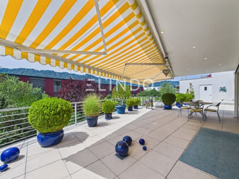 4.5 Zimmer Terrassenwohnung mit 96 m2 Terrasse, Adliswil - 2