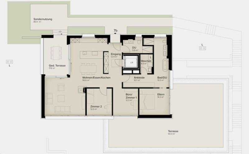 175 m² | Luxuriöses 4.5-Zimmer-Terrassenhaus - In den Reben - 10