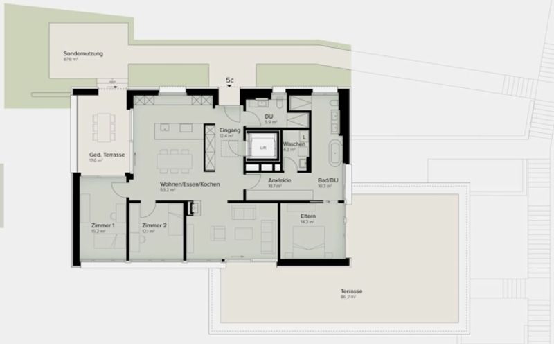 175 m² | Luxuriöses 4.5-Zimmer-Terrassenhaus - In den Reben - 12