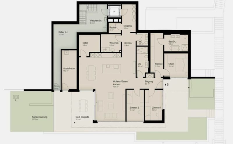 175 m² | Luxuriöses 4.5-Zimmer-Terrassenhaus - In den Reben - 13