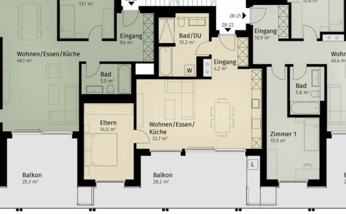 88 m² | 2.5-Zi.-Wohnung im 2. OG | Erstbezug - 11