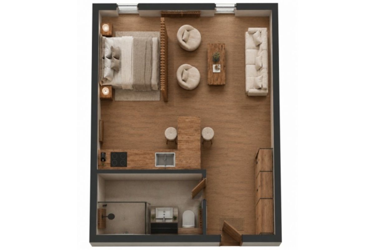 1.5 Room apartment - 8