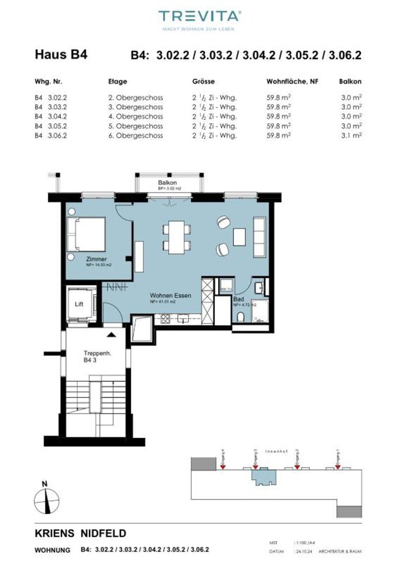 2.5 Zimmer Wohnung - 9