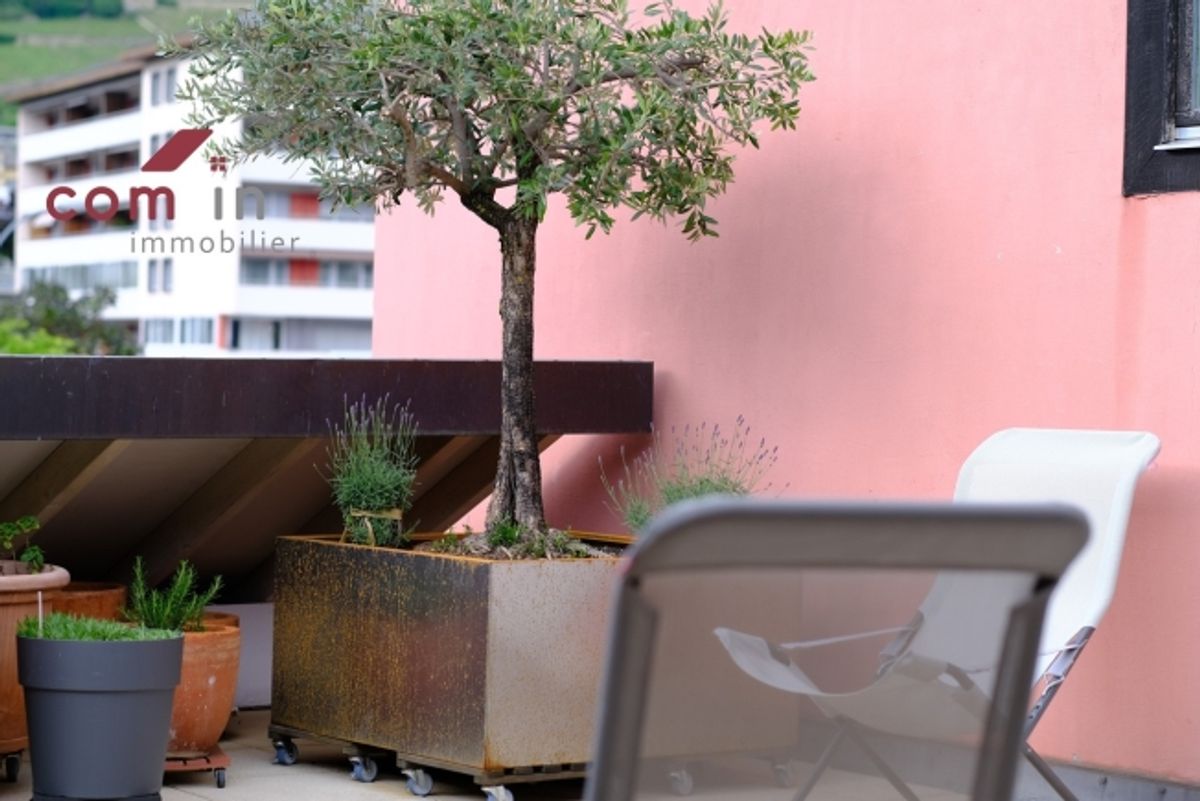 SION, 6,5-Zimmer-Doppelhaus
Terrasse von 48 m² – Altstadt - 9