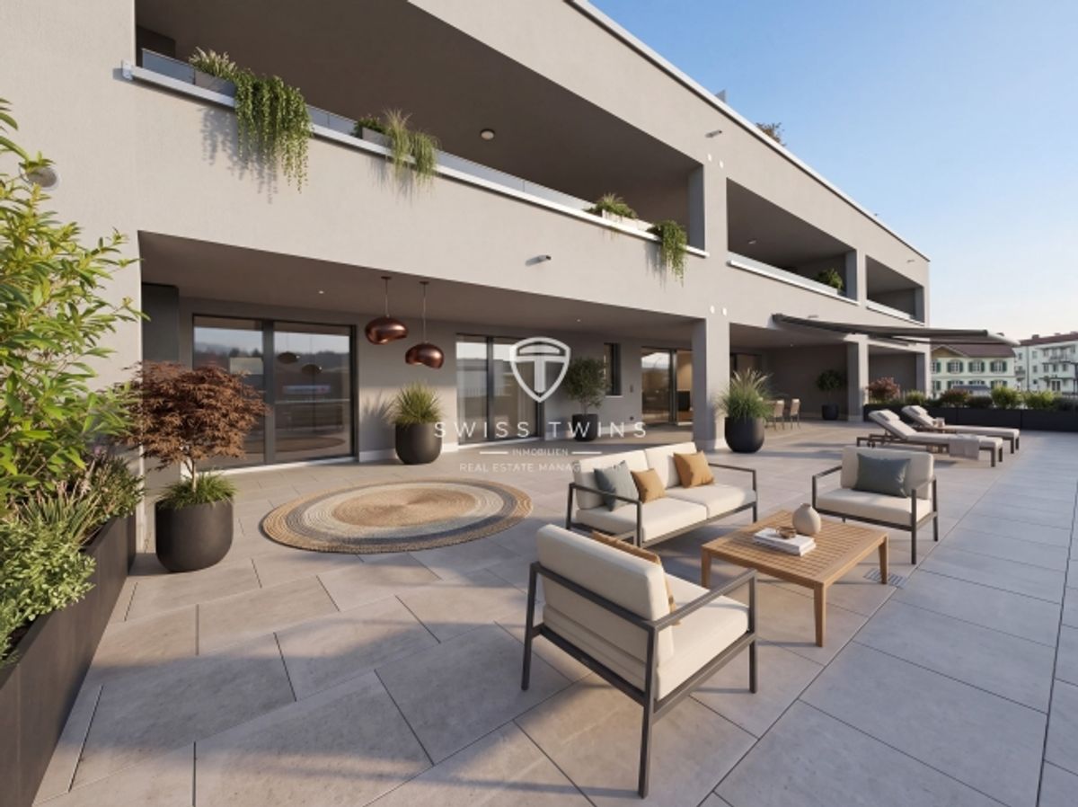 3-Zimmer-Terrassenwohnung mit 132 m² Terrasse in Emmen - 9