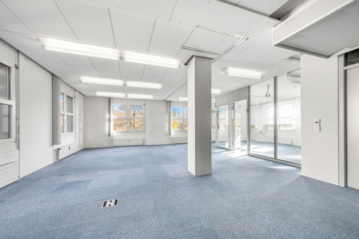 Ausgebaute Büroflächen 355 - 1'250 m2 flexibel unterteilbar - 2