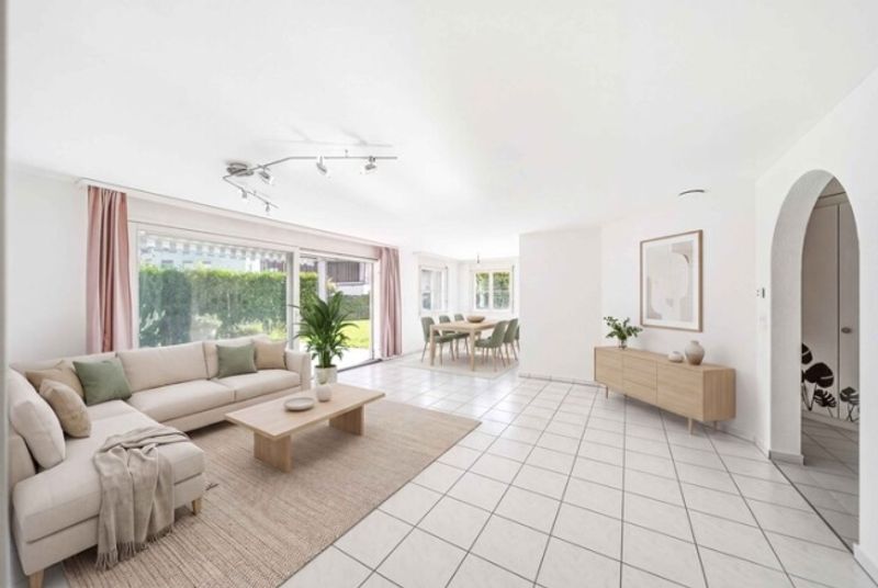 GARTENGLÜCK IN DEN BERGEN - 5.5 ZIMMER GARTENWOHNUNG IN ALPNACH DORF - 2