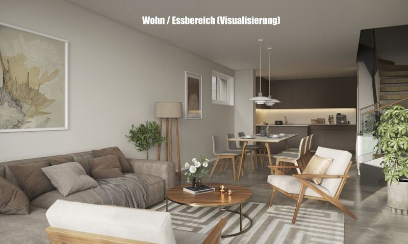 Reiheneckhaus mit Attika, Garten und Weitblick - 3