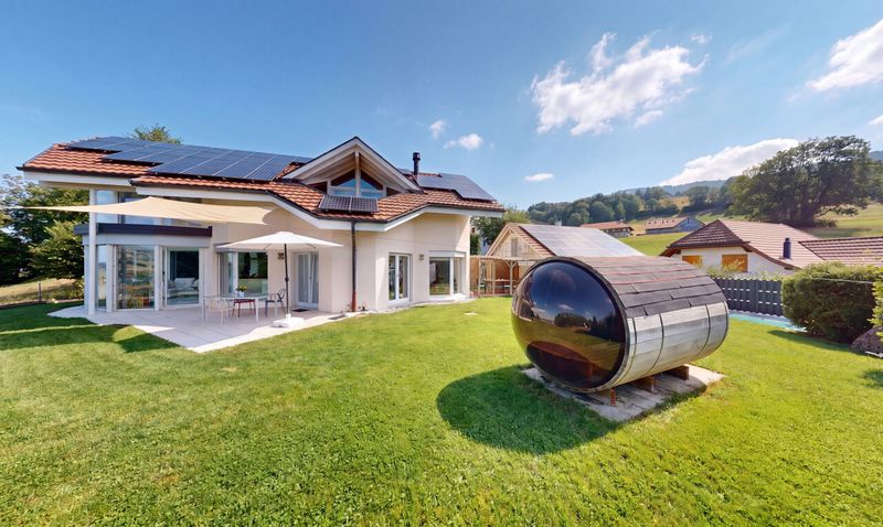 An exceptional villa with breathtaking views of Lake Gruyère - 1