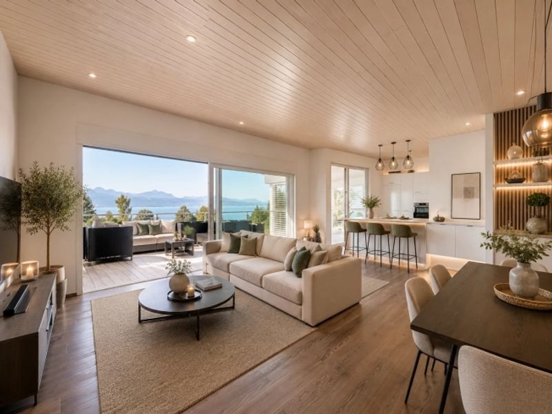 4,5-Zimmer-Wohnung mit Seeblick in Lutry - 1