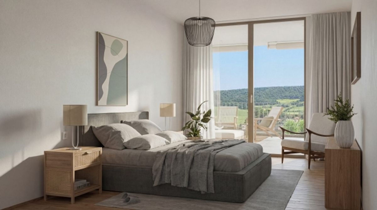 4.5-Zimmer-Terrassenwohnung mit 52 m² Loggia und 12m² Rasenfläche in Erlinsbach kaufen - 4