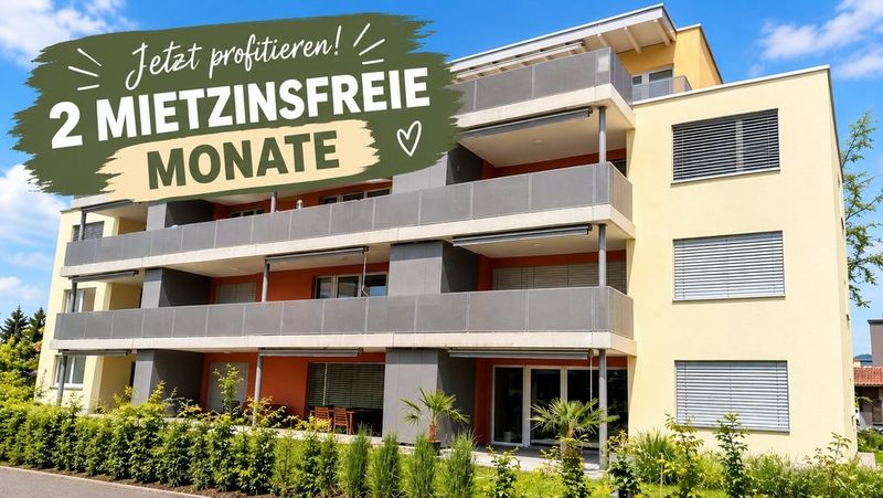 Jetzt bewerben und zwei mietzinsfreie Monate sichern! - 1