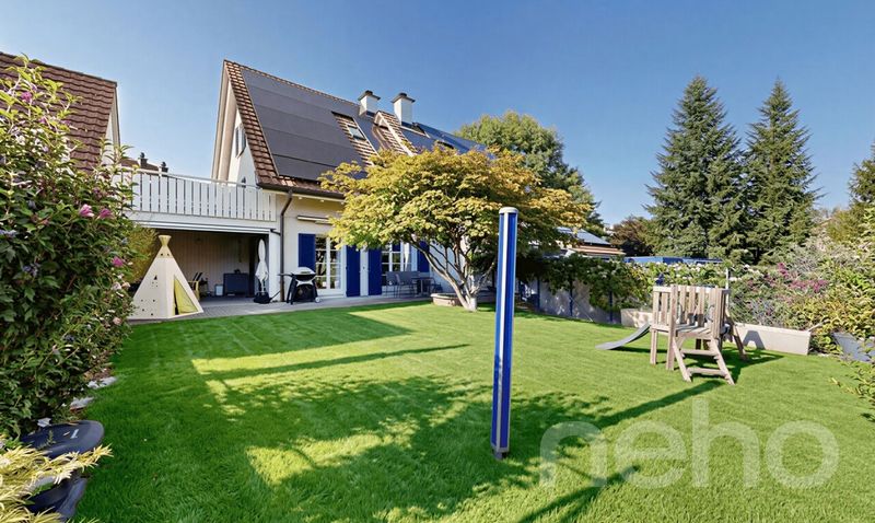 Doppeleinfamilienhaus mit Garten in Sackgasse - 1