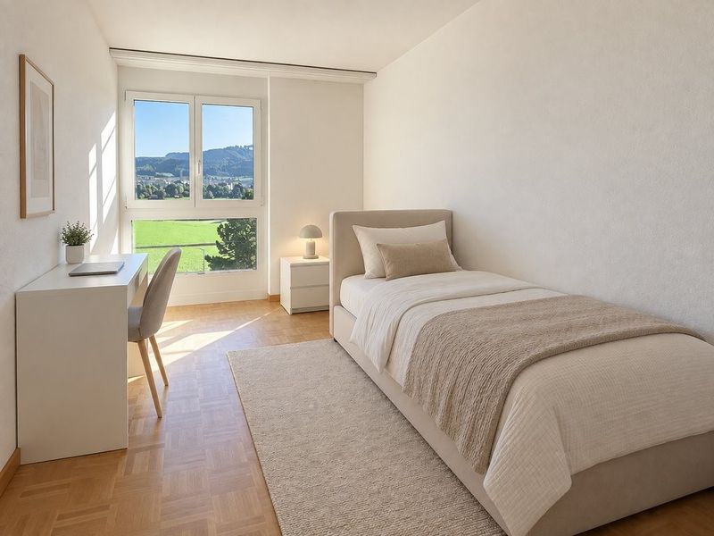 Frisch sanierte 4.5-Zimmer-Wohnung 6.OG im Herzen von Ostermundigen - 4