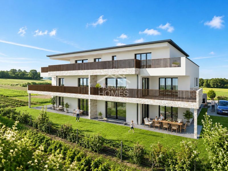 NEUBAU: 4.5 Zimmer Wohnung mit grosszügigem Balkon - 1