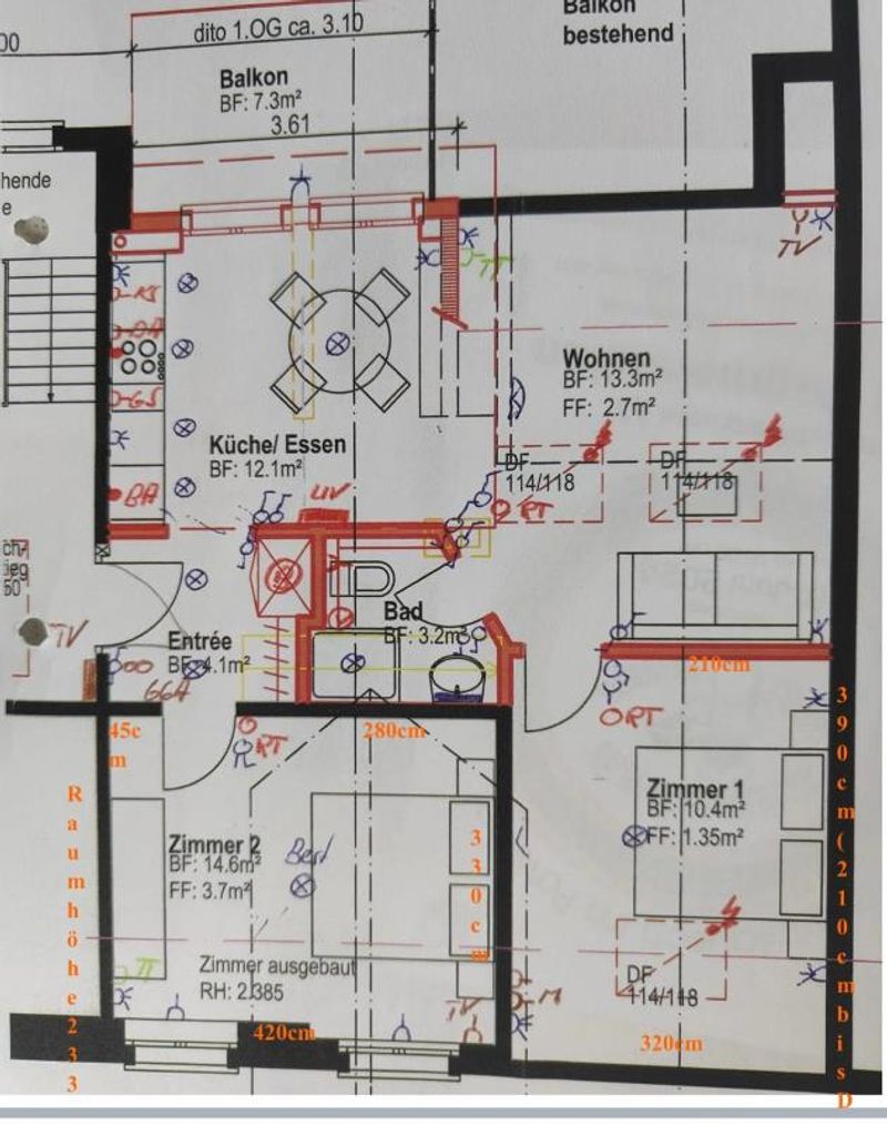 3.5 Zimmer Wohnung - 9