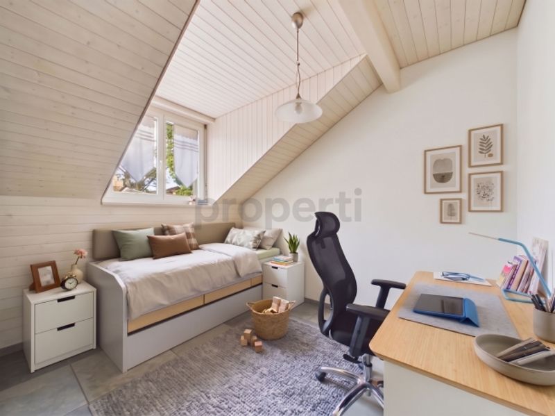 Ruhige 5.5-Zi.-Maisonette Balkon im Grünen, 4 Schlafzimmer & grosser Hobbyraum - 8