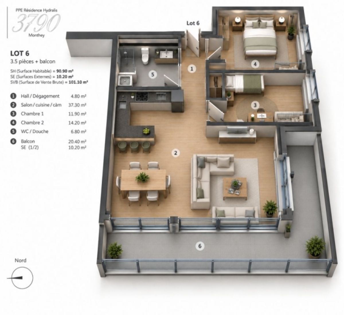 3.5-Zimmerwohnung in La Tour-de-Peilz - 8