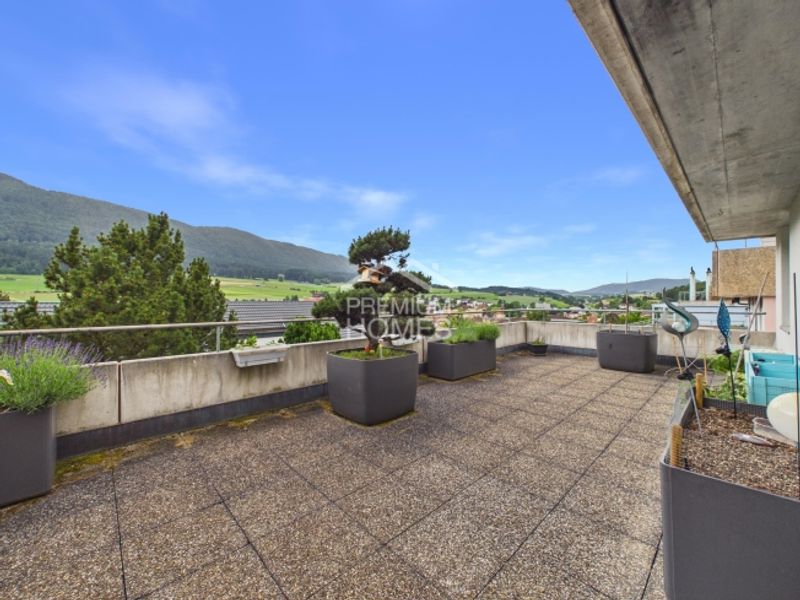 Ihr Rückzugsort mit Panorama und grosser Terrasse in Malleray - 4