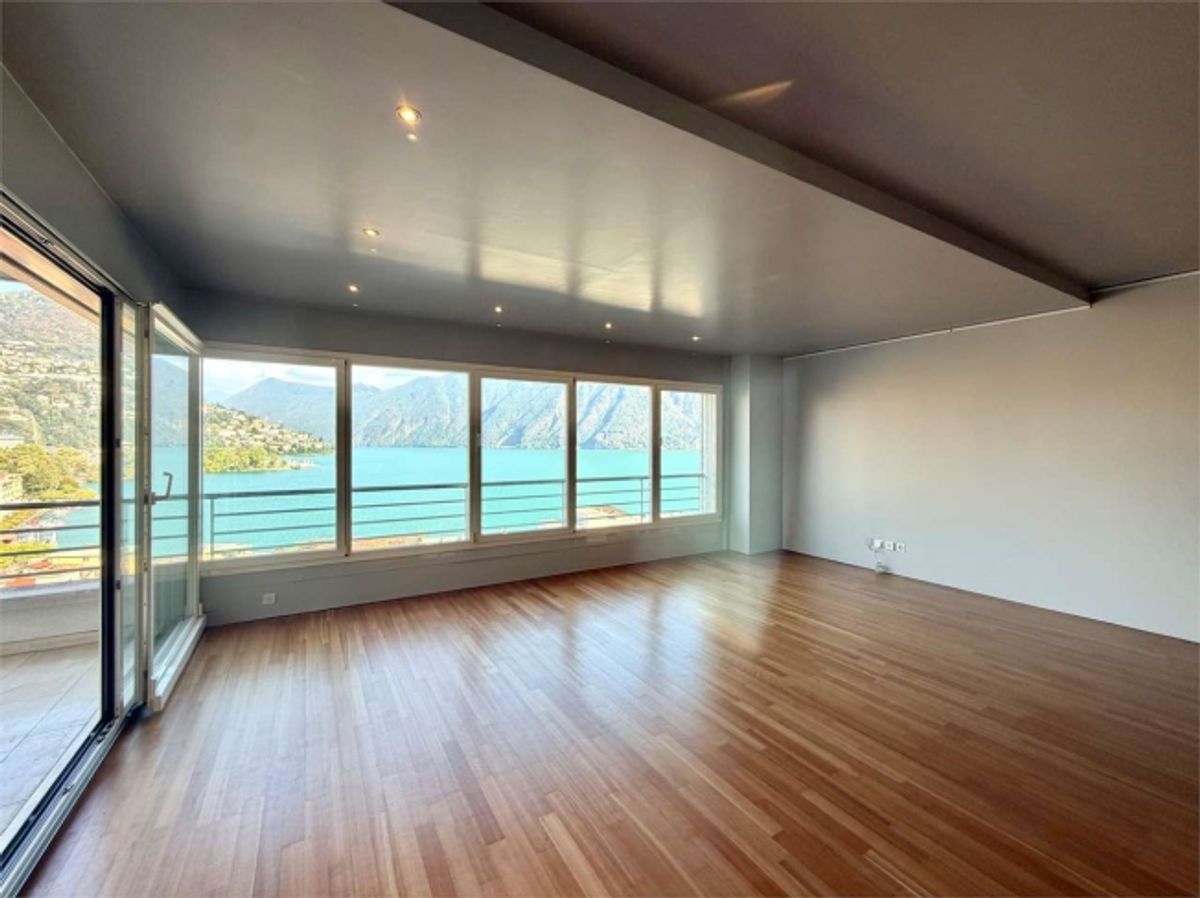 Elegante Wohnung mit spektakulärem Blick über Lugano und den Luganersee - 0