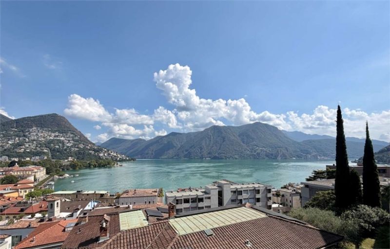 Elegante Wohnung mit spektakulärem Blick über Lugano und den Luganersee - 2