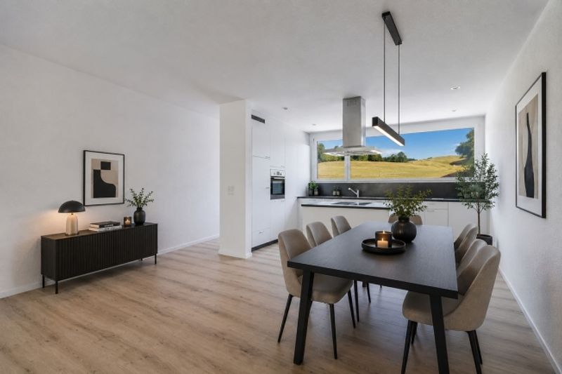 Geräumiges 4.5-Zimmer-Duplex mit Aussicht in Eschenbach - 2