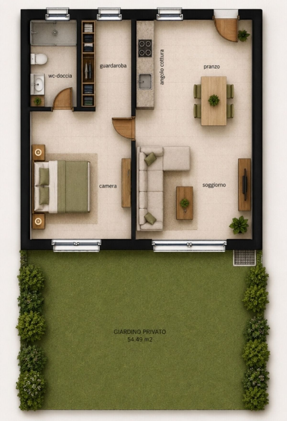 MODERNE 2,5-ZIMMER-WOHNUNGEN ZU MIETEN – BALERNA - 9