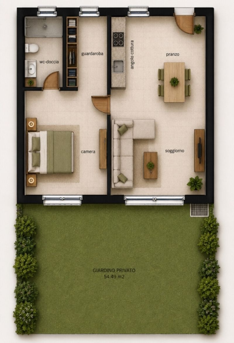 MODERNE 2,5-ZIMMER-WOHNUNGEN ZU MIETEN – BALERNA - 10