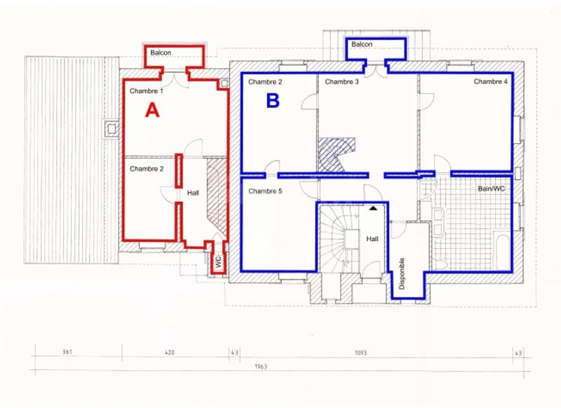 Wohnung Duplex 7 Zimmer mit Garten - 11