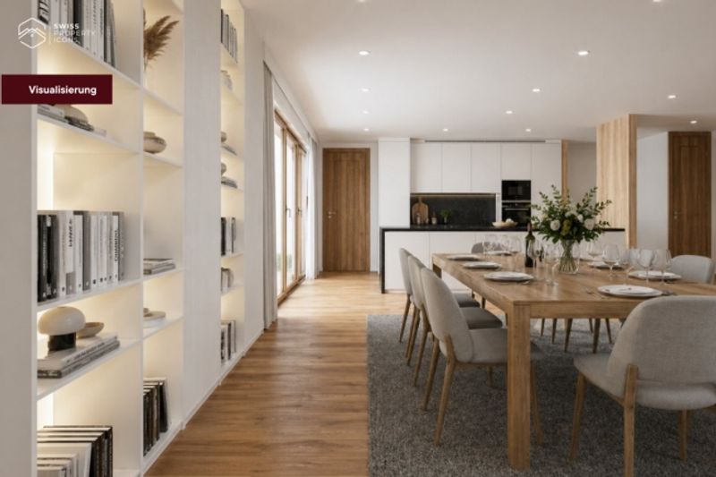 NEUBAU OG Wohnung "LÄRCHE" - Unglaubliche 5.5 Zimmer Neubauwohnung in Koppigen - 5
