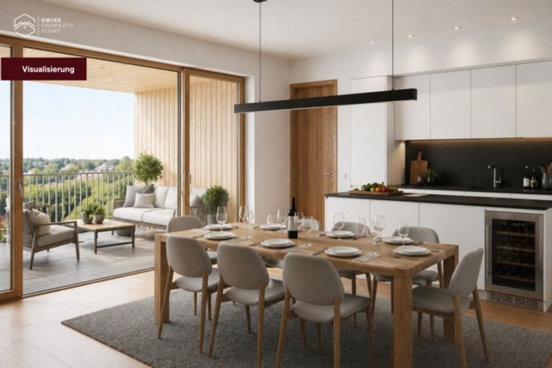 NEUBAU OG Wohnung "LÄRCHE" - Unglaubliche 5.5 Zimmer Neubauwohnung in Koppigen - 2