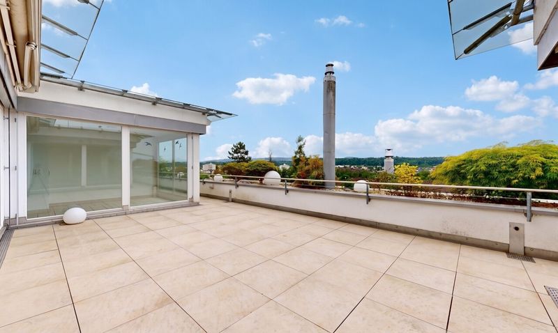 Terrassenhaus mit Blick über Bremgarten - 1