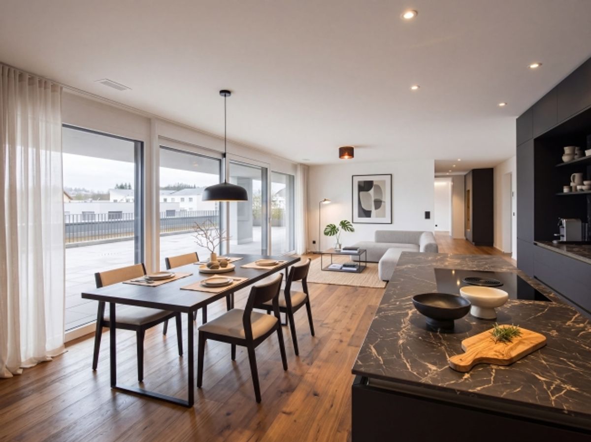 3-Zimmer-Terrassenwohnung mit 132 m² Terrasse in Emmen - 0