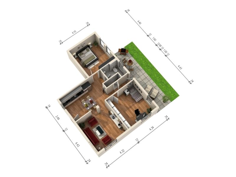 Komplett sanierte 3.5 Zimmerwohnung in Seftigen - 3